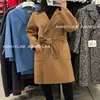 Maxmaras Womens Cashmere Coat Aimo Purchasing S Series Handmade 100 ٪ Sheep Wool Suit Sup