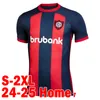 2024 2025 San Lorenzo Futbol Formaları 24 25 Almagro Ev Futbol Gömlek Erkek Üniformaları