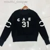 Designer Sweater Vrouwen Franse modemerk trui Paris Designer C Letter Borduurwerk Crew-Neck Hoogwaardige Knitwear Dagelijkse Casual Vacation Buiten Sweaters