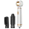 Hårtorkar Ny 3-i-1 elektrisk hårtork Hot Air Brush Multifunktionell rakare Negativ Ion Curler Styling Set Q240429