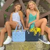 Eva Beach Borg Bag Waterproof Handväska axelhandväska Barn Kapacitet Handväska Fashion Childrens Beach Handväska 240429