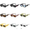 Fashionframes Offs W zonnebrillen Stijl vierkante merk Sunglass Arrow X frame brillen Trend Sun bril Bright Sports Travel Sunglasse 1Z3A