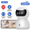 5MP PTZ IP -Kamera 5G WiFi Babyphone Smart Home Surveillance Camera Auto Tracking Color Night Security Camera