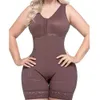 Dameshoeders zijzipper lichaam shaper faja bodysuit corset top bustier originele colombiaanse gordels postpartum slanke shapewear vrouwen ondergoed y240429