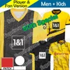 Dortmunds 50th Anniversary Special 23 24 Soccer Jerseys Kids Kit Vierde 4th Sancho 2024 Cup Trikot voetbalhirt Home Away Third Haller Reus Brandt Sets Plus Size 4xl