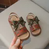 Sandalen Mädchen Schuhe Kinderprinzessin Mode Sandalen neue Sommer kleine Baby Kinder weiche Sohle Wohnungen Größe 22-31