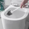 Set Silicon Toilettenpinsel Wallmountte Reinigungswerkzeuge Füllen Sie Flüssigkeit ohne tote Ecken Toilettenbürste Home Badezimmerzubehör Set Set Set