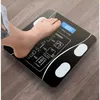 Bluetooth Smart Body Fat Scale Digital vägning med LCD -skärm Elektronisk BMI -komposition Analysatorverktyg 240419