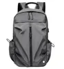 Rucksack Männer Frauen Yoga LL Bags Rucksäcke Laptop Reisen Außen -Wasserdichte Sports Bags Teenager School Schwarz grau