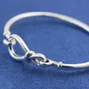 Authentisches 925 Sterling Silber Infinity Knot Armband für den Valentinstag geeignet für Modetemperament Anhänger Geschenkarmband Schmuck 598893C00