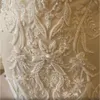 Aso ebi arabski luksusowy koronkowy koronkowy ukochany syrena ślubna sukienki ślubne vintage Tiuls Wedding Suknie ZJ