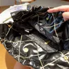 22 bag luksurys designer torebki torebki damskie torebki zakupowe projektant sznurka crossbody torba złota monety wisiorek złota nić szwu cihu