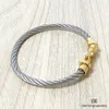 pulseira de moda aço inoxidável corda de arame magnético Buckle Horseshoe Bangle em forma de U Micro Bracelets Incluste em forma de U Acessórios com bolsas de joalheria por atacado