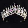 Tiaras 17 Colors Luxury Princess Opal Crystal Crow