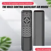 Pc Remote Controls Mt1 Backlit Voice Control Gyro Wireless Fly Air Mouse 2.4G Smart For Android Tv Box Linux Drop Delivery Computers N Ote8K