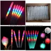 Favor de la fiesta Nuevo 28x1.75 cm Colorf LED Light Stick Flash Glow Algody Candy Flashing Cono para conciertos vocales Fiestas nocturnas Entrega DHE27