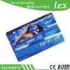 100PCS/Lot 0.76mm Thickness Plain Pvc/Plastic Cards Write Pannel/Signature Strip Pvc Membership Card With Serial Number Print
