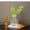 花瓶の創造性透明なガラス花瓶水耕栽培植木鉢乾燥アレンジデバイスデスクデコレーションモダンホーム