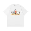 Sommer-Herren-Shorts Rhude T-Shirts 55 Farben kurze Hemden Sport lässig Männer lose große 5-Punkte-Basketballhosen über Size S m l xl