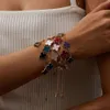 Pulseira de bracelete versátil minimalista de quatro mulheres de quatro fatos de trevo