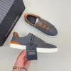 Дизайнерские новейшие туфли для обуви Zegna Mens Crass-Up Business Casual Social Wedding Party Quality Leather Light Tucky Sneakers Формальные тренеры Размер 38-44