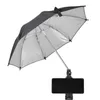 Parapluies 1pc 26/50 cm parapluie noire de caméra dslr du soleil Sunshade Rainy Holder pour la caméra générale Photographic Camera Umbrella