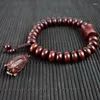 Strand Xiaoye Purple Drewno sandałowe Bambusowa Bransoletka Kapusta Setka bogactwa Akcesoria Buddha Kulki kulturowe i rozrywkowe