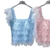 Damestanks Bead Stitching Lace Flower Kamisole voor vrouwen Slim Fit Bodem Casual Summer Top 2024