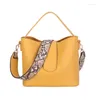Sacs à bandouliers Luxury Designer Bucket Crossbody Handsbags Femmes 2024 Tendies Tendies en cuir PU