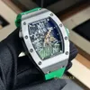 Projektanści zegarki mechaniczne luksusowy zegarek dla kobiet seria RM037 Watch Automatyczne zegarek mechaniczny Swiss World Watch Osoba Watch Billionaire Entry Ticket