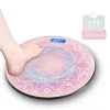 Definir fofo rosa magia magia banheiro escala LCD Exibição eletrônica Escala digital Corpo de pesagem em escala Smart Body Fat Balance Scale piso escala