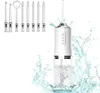 Oral Irrigator Portable Dental Water Flosser USB Rechargeable Water Jet Floss Tooth Pick 4 Jet Tip 220ml 3 Modes Teeth Cleaner 240429