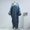 Abayas musulmanes Smocking Sleeve Out Kaftans Femmes Jilbabs Cardigan Mabillage Islamic Vêtements Dubaï Saudi Robe Turc 240428