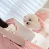 Vêtements pour chien vêtements de chiot robe à carreaux roses