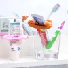 Imposta supporto per distributore di dentifricio con dentifricio cartone animato Porta multifunzionale per il detergente per il viso