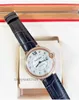 Unisex wijzerplaten automatisch werken horloges Carter Blue Ballon 18K Rose Gold Diamond Mechanical Watch Womens We902028