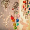 Décorations Suncatcher Crystal Dream Catcher Window Wind Chimes Light Catcher Rainbow Prism Crystal suspendu Pendant Home Garden Decoration