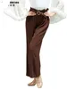 Stage Wear 2024 Woman High Waist Dance latino pantaloni dritti sala da ballo moderna Y0357B