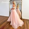 Vestidos de festa blush rosa dubai noite miçanga de tule tule luxury wedbled vestido de noiva sexy sweetheart bead de espinha de formatura baile de formatura