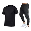 Suits-survêtement masculins 2024 Cosu de combinaison d'été Brand T-shirt à manches courtes T-shirt Pantalons 2 pièces Pantalons de sport de jogging Pantalons sportifs