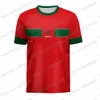 Marokko Original DIY Football Shirt Flagge benutzerdefinierte Name Männer und Frauen Training Tops Fitness -Trikot Rennen Wanderjersey Tops 240428