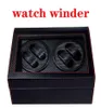 Luxury Fashion High Quality Wind Winder Mover Open Motor Stop Automatic Watch Rotator Box Box Winder Remontoir Wood Cuir H1199631