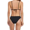 Swimwear pour femmes Sexy Print Bikini Push Up Up Up Swimsuit Rucched Splicing Two Piece Trend Femmes Stron