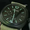 New Sport Mens Watch Designer Wristwatches Penerei Watch's Watch Rademir Series 00384 Manual Swiss Swiss Watch Calendário Display Men's Watch 45mm