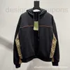 Men's Jackets Designer 24SS trendy casual loose fit double g jacquard hooded jacket for both men and women QRZ7