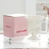 Mugs Exquisite Butterfly Ceramic Ice Cream Dessert Cup