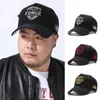 Bollmössor Mens Four Seasons Large Deep Baseball Hat Hard Cotton Plus Size Truck 56-60cm 60-65cm Q240429