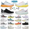 Hommes hokah femmes chaussures de course hokahs one clifton bondi 8 9 noir blanc choc absorbant le carbone x2 baskets de créateurs grimpant coureur entraîneurs extérieurs marche