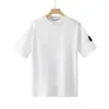 クラシックスタイルの男性Tシャツアイランドルーズティーバッジ刺繍ロゴカップルTEE