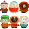 Плюшевые куклы 20 см на юг северных парков плюшевые игрушки мультфильм плюшевые куклы Stan Kyle Kenny Cartman Plush Pillow Peluche Toys Kids День рождения подарок на день рождения T240428